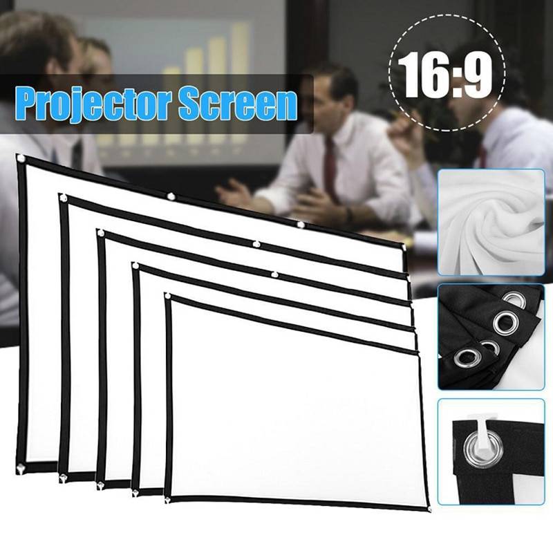 Bärbar Projektorduk 16:9 Full HD - 60 tum