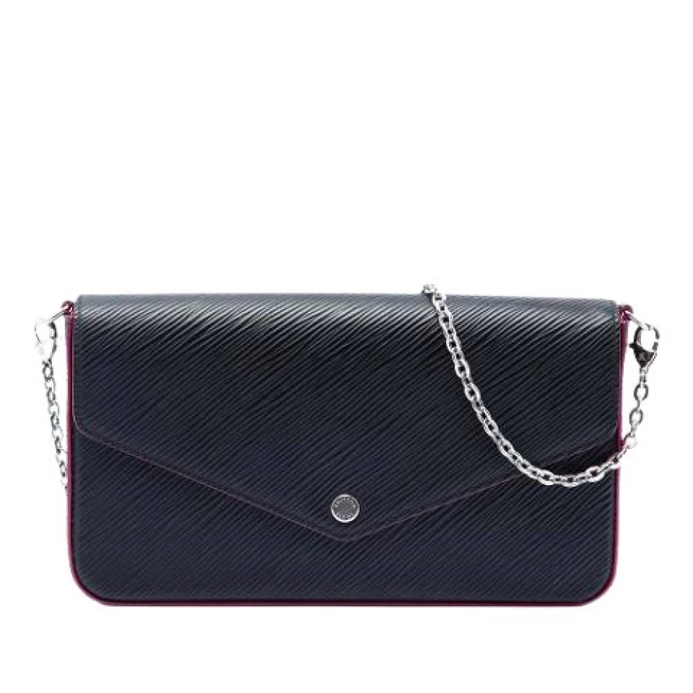 Louis Vuitton Vintage Pre-owned Pochette Felicie - Vintage - Dame - Sort - ONE SIZE - Uld