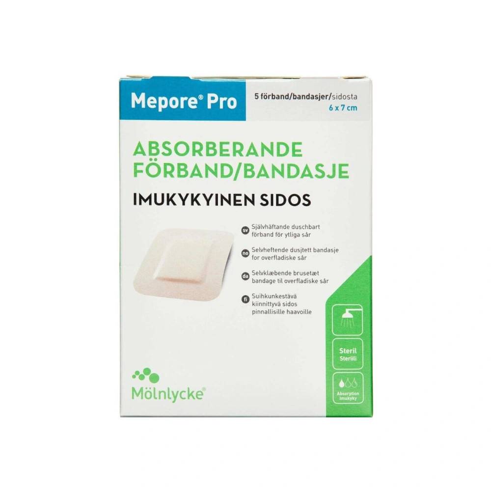 Mepore Pro 6x7cm - 5 stk