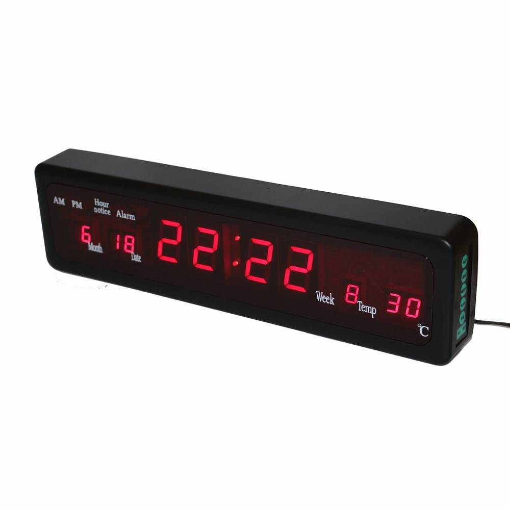 Digital LED Bordsklocka med Larm - 110v