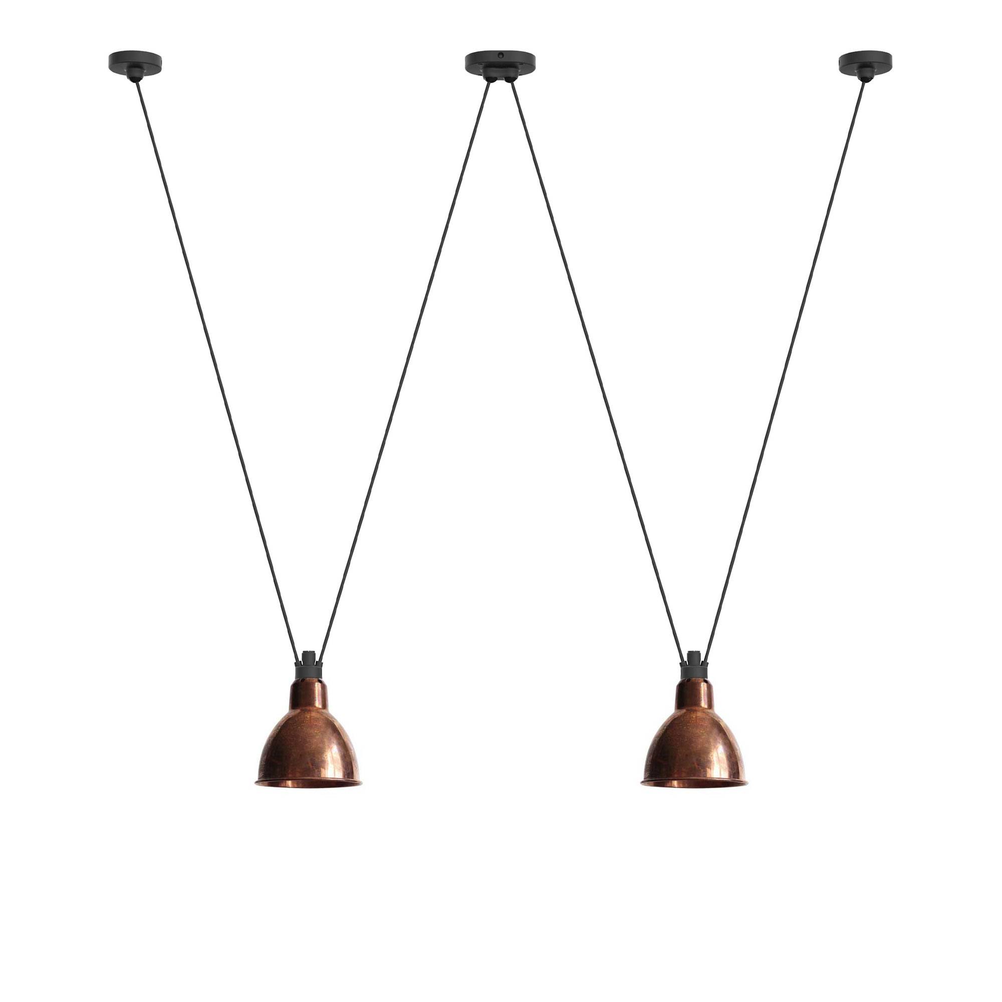 DCWéditions - Les Acrobates De Gras 324 L Round Raw Copper - Pendellampor - Bernard-Albin Gras - Koppar