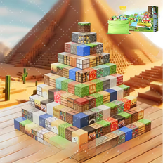 Magnetic Building Blocks Mine World Cube Magnet World Set for Kid Age 3+ DIY Model Children Stem