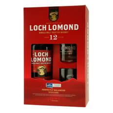 Loch Lomond 12 Years Old Gift Box m. 2 tumblerglas