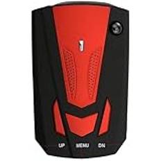 Car Radar Detector, 360° Radar Detector, Speed Measurement and Early Warning 200-1000m, Voice Alerts, for Speed Camera Alerts Vehicle,Red