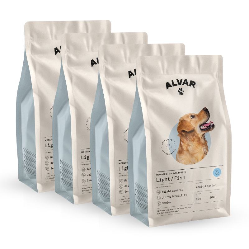 Alvar Pet Light/Fish dry food 4 x 7 kg - Default Title