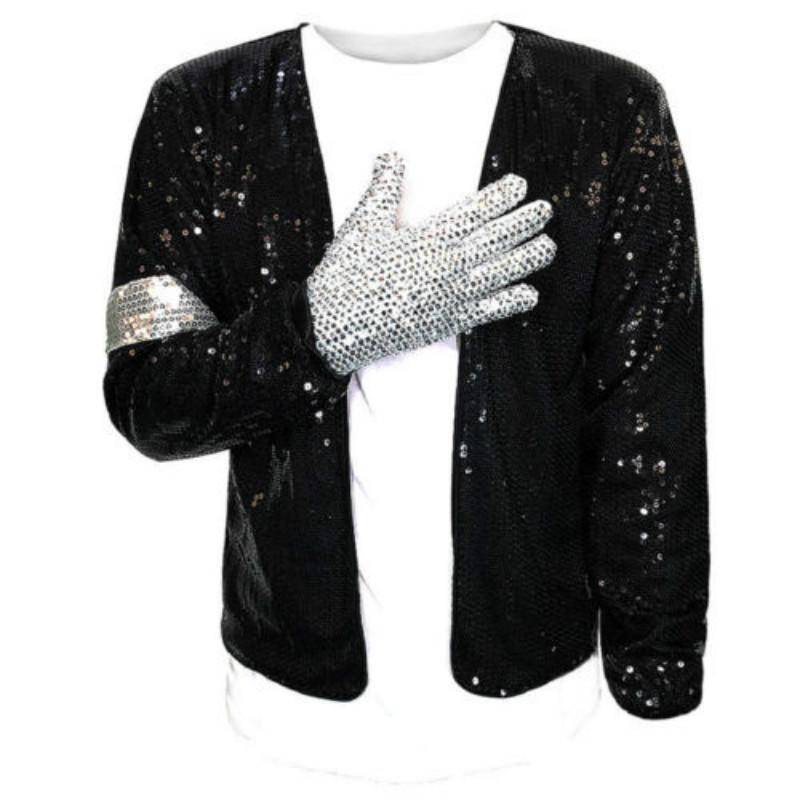 Cosplay-dräkt för Show Performance Party Michael Jackson Kändis Födelsedag Halloween Billie Jean cm