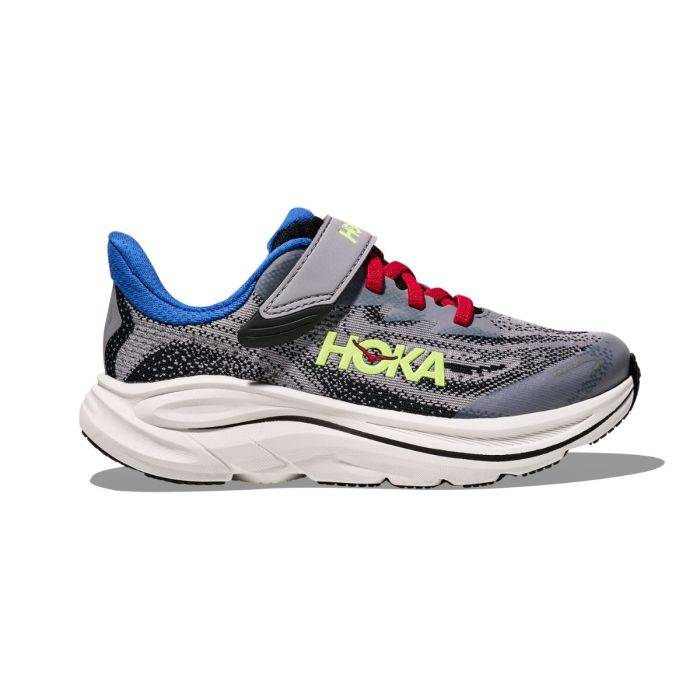 HOKA Clifton 10 Little Kids Stl. 34 Svart Junior
