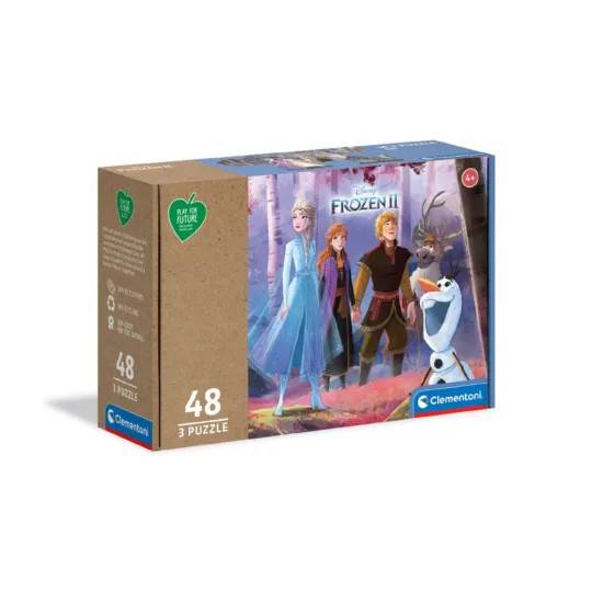 Clementoni Disney Frozen 2 Pussel 48 Bitar Pussel 25255 lek motiv utmaning hjärnor