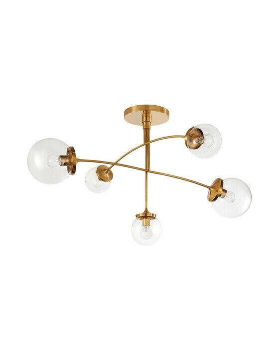 Visual Comfort Prescott takkrona mässing M - Guld (H63.5cm x B84.5cm)