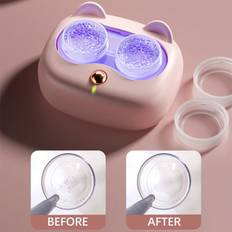 Contact Lenses Cleaner Ultrasonic With Removable Box Remove Tear Protein Cleaning Machine Portable Contact Lenses Case vit