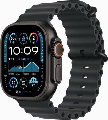 Apple Watch Ultra 2 (2024) | GPS + Cellular | svart | Havsband svart