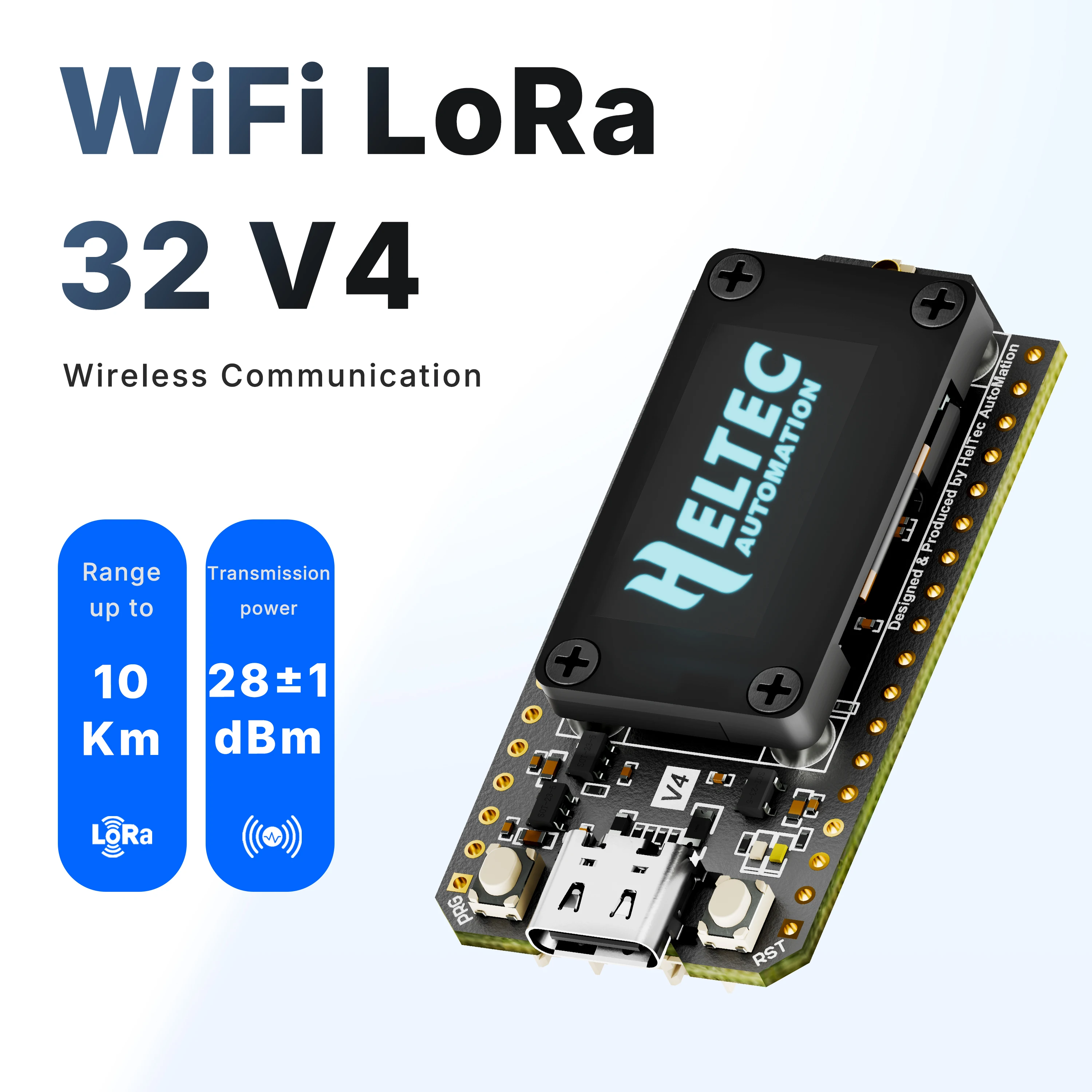 Meshtastic Wifi Heltec LoRa 32 868MHZ ESP32 Oled SX1262 0.96 Inch Blue OLED Display Development Board for Arduino