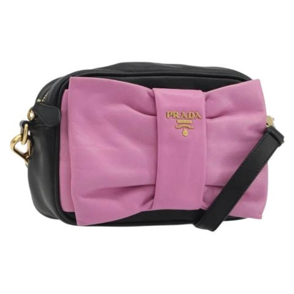Prada Vintage Pre-owned Vintage Skuldertaske - Vintage - Dame - Lyserød - ONE SIZE - Uld