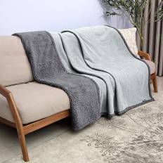 Catalonia Classy Liebesdecke Wasserdicht Decke für Sex, Sex Decke Wasserdicht Kuschelig, Wasserfeste Hundedecke Katzendecke Sofa Schutzdecke, Sofa Bett Decke, L 150x200 Grau Große Decke