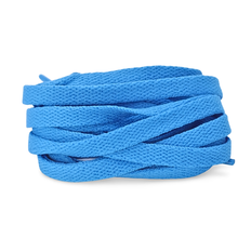 Blue flade snørebånd - 180cm