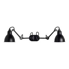 DCWéditions - Lampe Gras 204 Round Double, Black/Black - Sänglampor - Bernard-Albin Gras - Svart