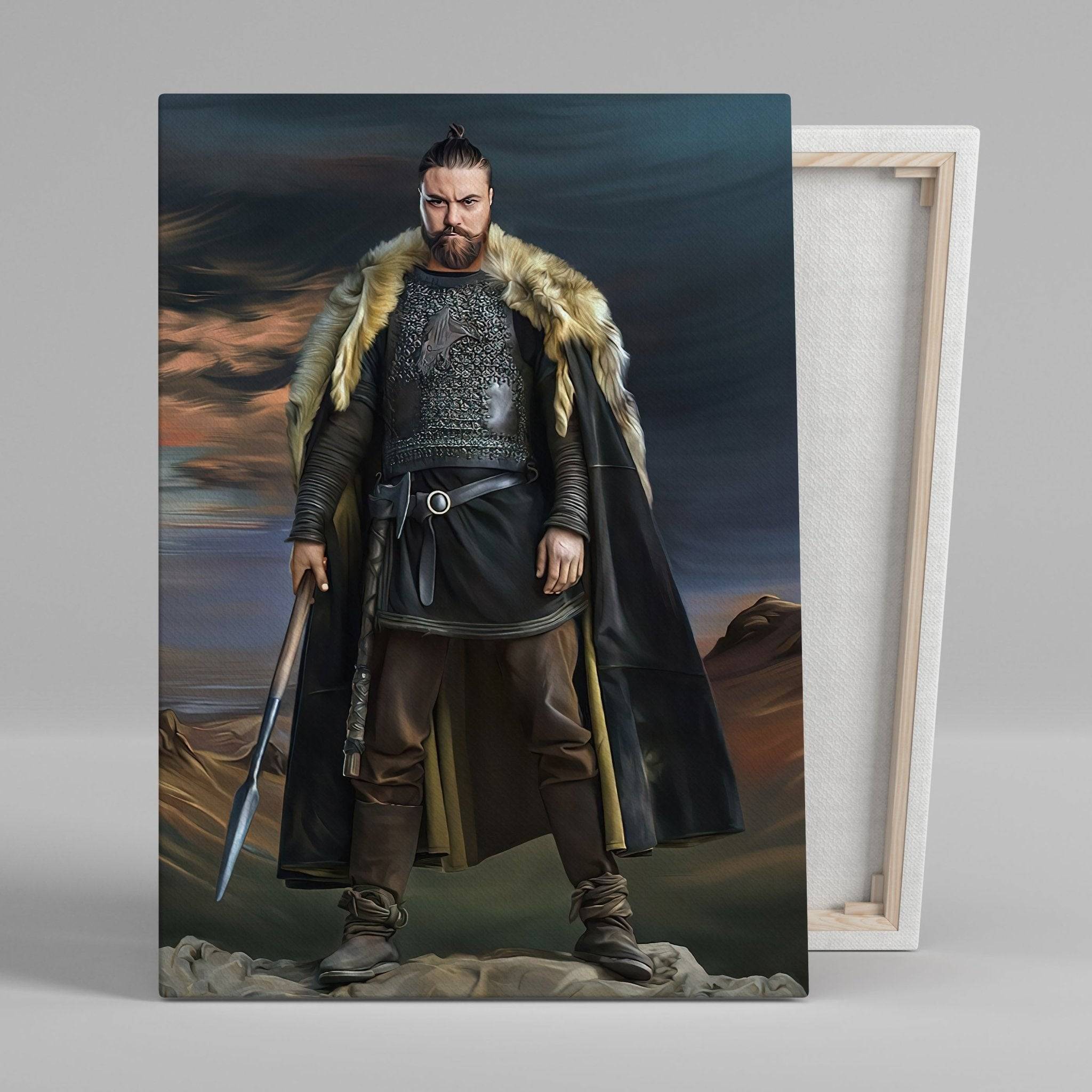 Viking Warrior - Personlig Tavla - Poster / 50x70 (Bästsäljare)