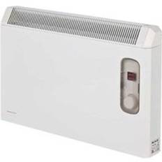 Elnur 2kW White Manual Electric Panel Heater with Enclosed Analogue Control