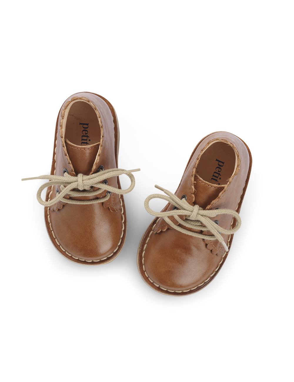 Scallop Boot - Cognac - 30