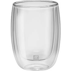 Zwilling Sorrento kaffeglas med dubbla väggar, 2 x 200 ml, borosilikatglas, termoglas, värmebeständiga, 2 delar
