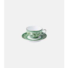 Dolce&Gabbana Casa Majolica espresso cup and saucer set - green - One Size
