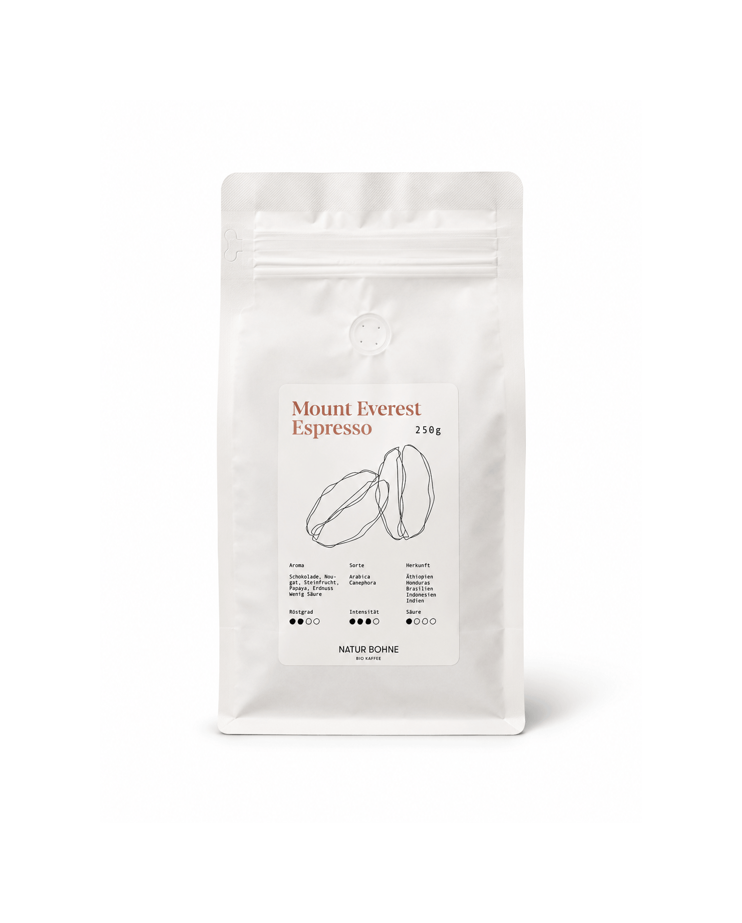 Mount Everest ekologisk espressoblandning från fem ursprung