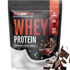 Whey Protein Komplex - 1000 g (Chocolate) - Mit Isolate Anteil - Instant lösliches Eiweiss Protein Pulver mit BCAA & EAA - German Elite Nutrition