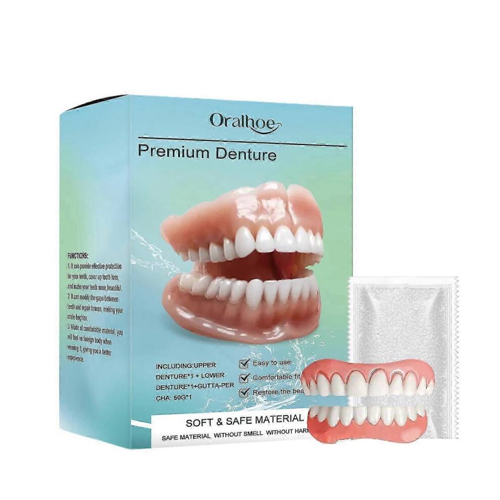 Instant Smile Enhancement Kit Comfortable Resin Denture & Brace Modifications
