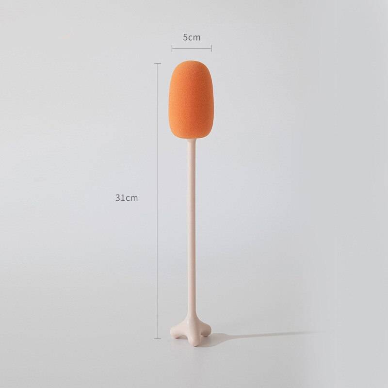 Jo life long handle cup brush bottle muggar vas svamp rengöringsborste köksredskap rengöringsverktyg - Rosa