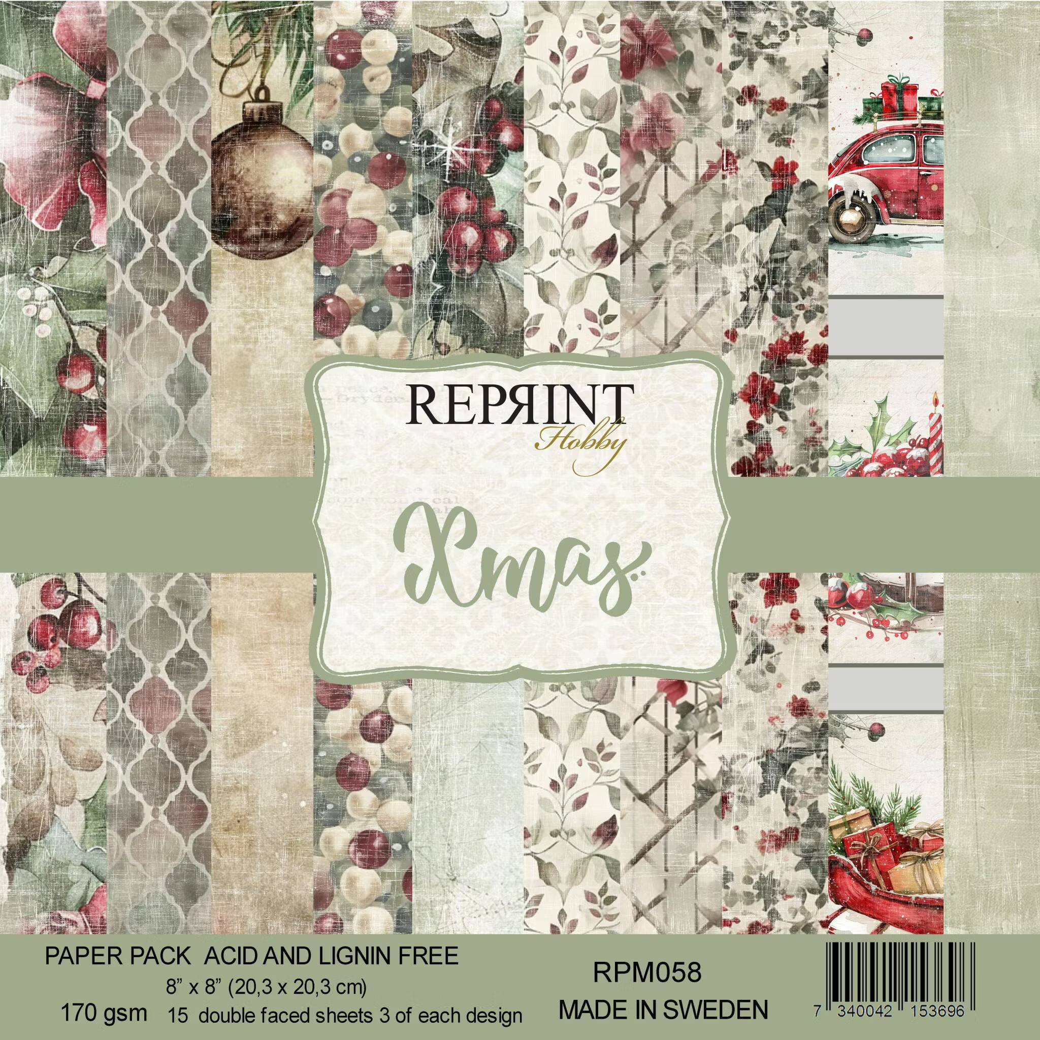 Reprint Paperpack - Xmas Collection - 8x8