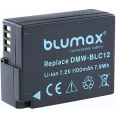 Blumax Akku ersetzt Panasonic DMW-BLC12 DMW BLC12e echte 1100mAh kompatibel mit DMC GX8 G70 G81 G85 G7 G6 G5 FZ2000 FZ2500 FZ1000 FZ200 FZ300