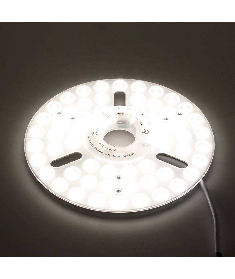 LED indsats 18W Ø130mm. dæmpbar & flicker free