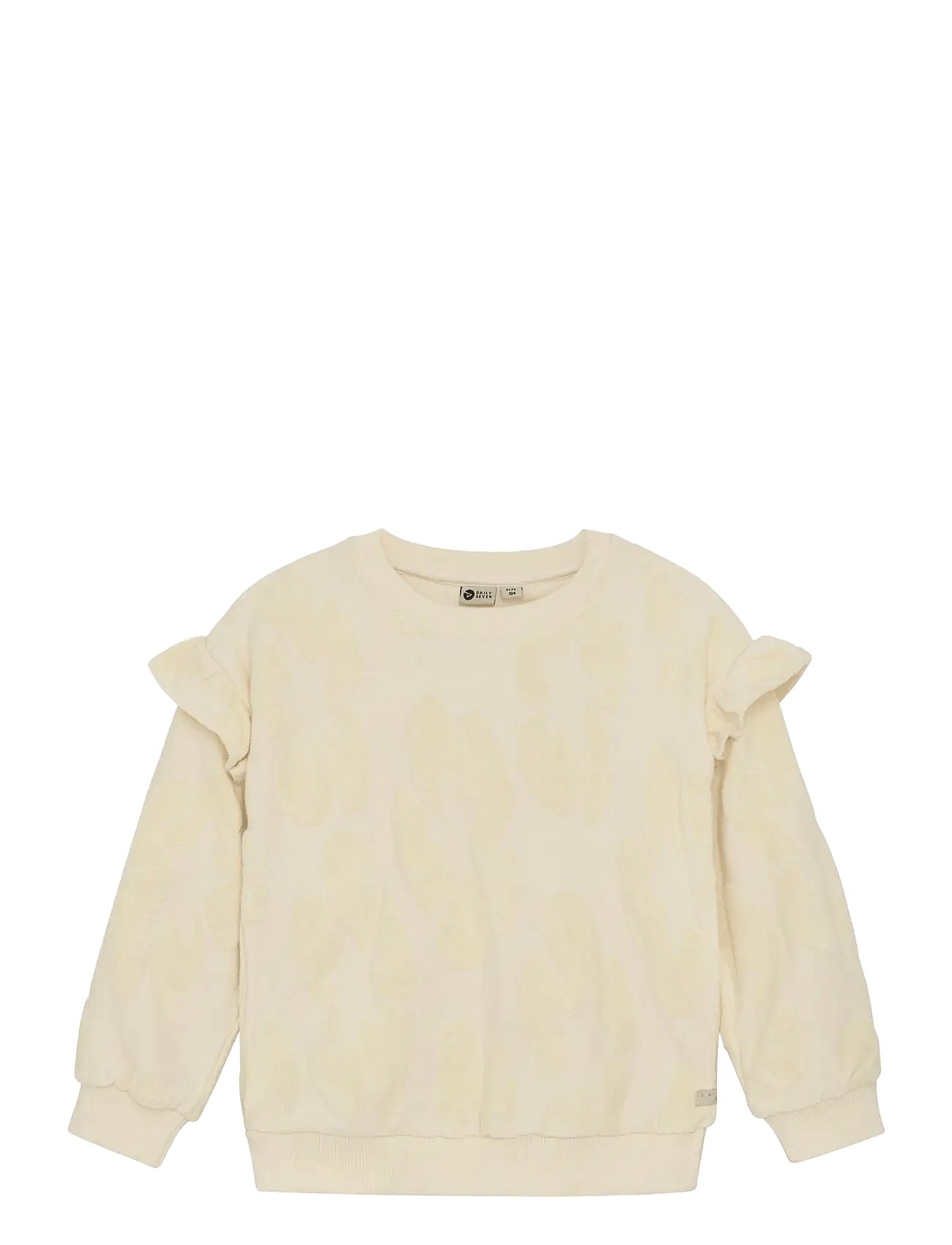 Daily 7 Sweater Jaquard Ruffle - Cream - 110