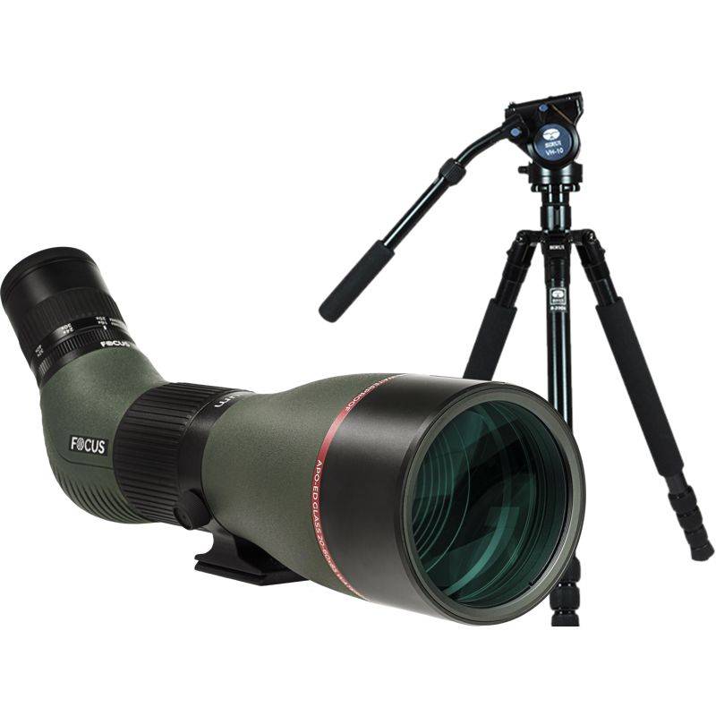 Kit Focus Optimum ED 20-60x85 med Sirui R2004/VH10 - Udsigtskikkert fra Focus Optics