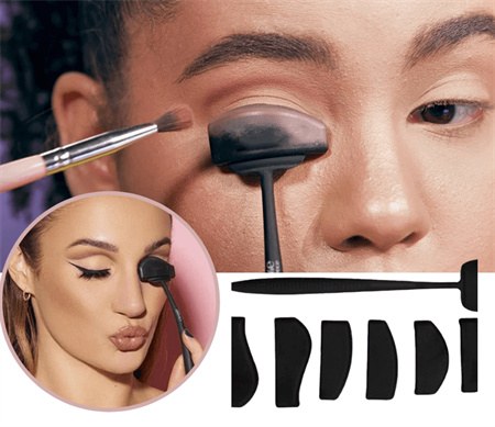 Øjenskygge applikator - 6-in-1 Eyeshadow Crease Line Applicator Kit (U).
