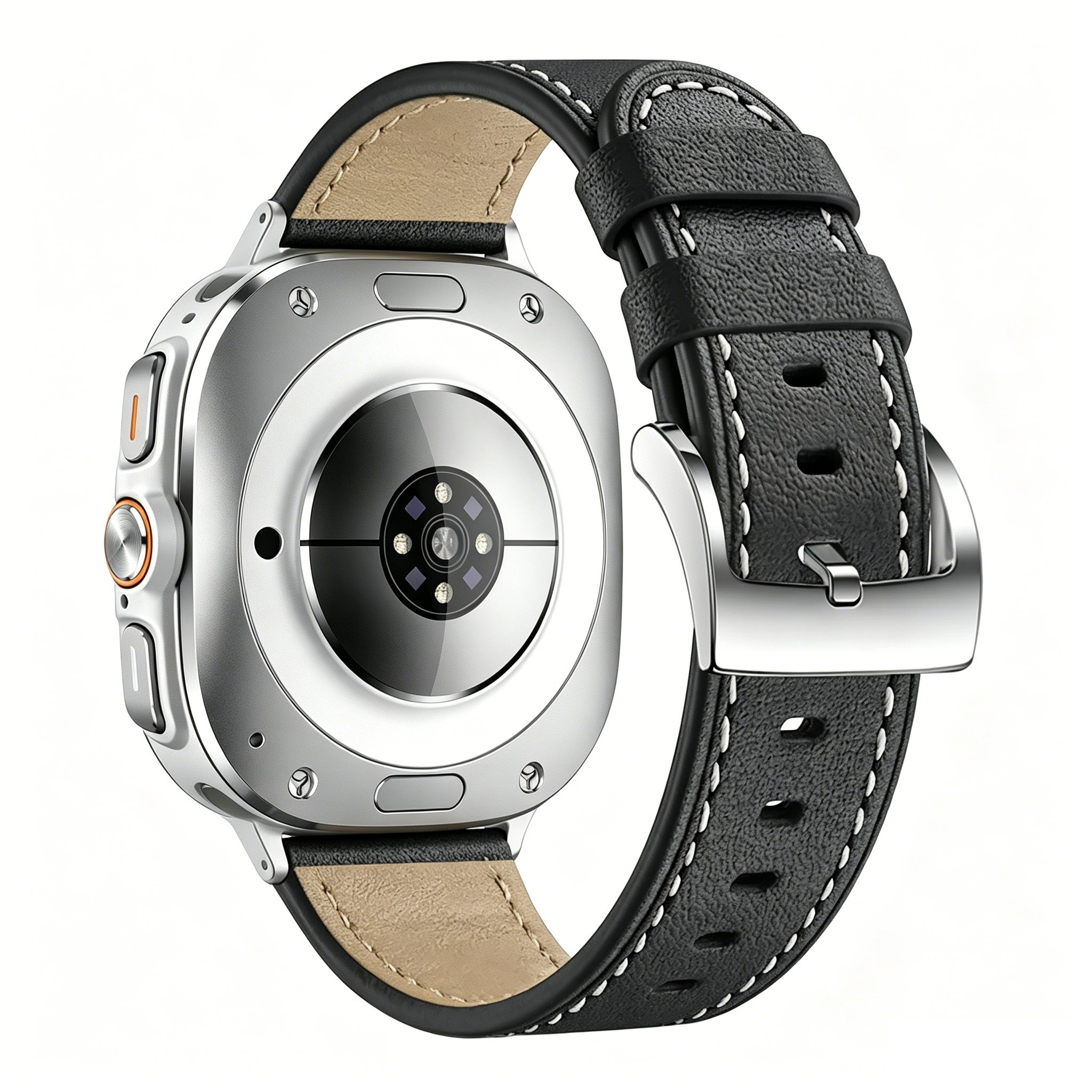 Läderarmband Samsung Galaxy Watch Ultra (2025) Svart