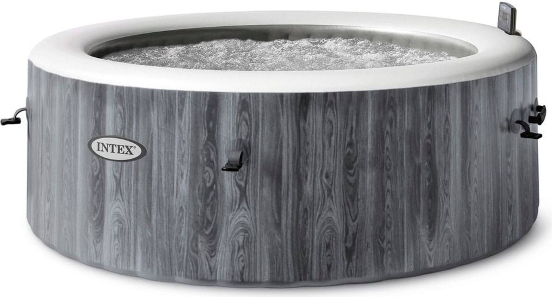 Whirlpool Pure-Spa Bubble Greywood Deluxe - Klein, 1 Stk. mit Filterpumpe und Beleuchtung