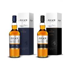 Ileach Cask Strength + Ileach Peaty Single Islay Malt Whisky 2x70 cl 40-58%