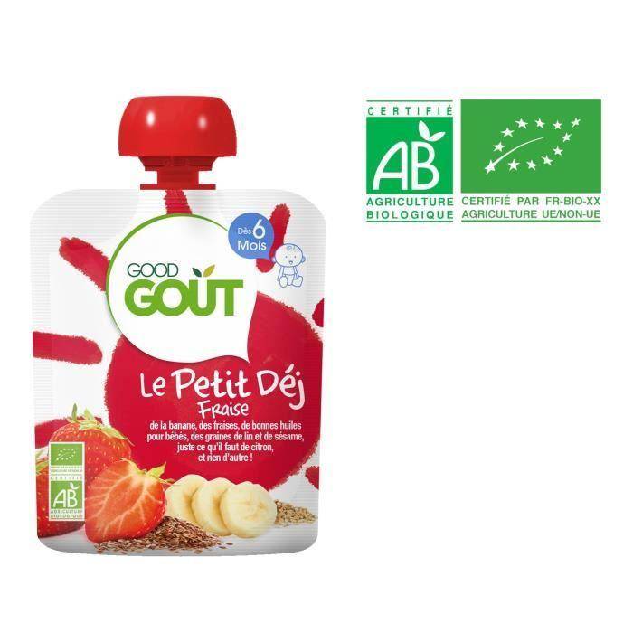 GOOD GOUT The Little Breakfast Organic Strawberry - From 6 months - 70 g