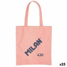 Milan 1918 Rosa Stoffväska - 41 x 38 x 0,5 cm (Förpackning med 25)