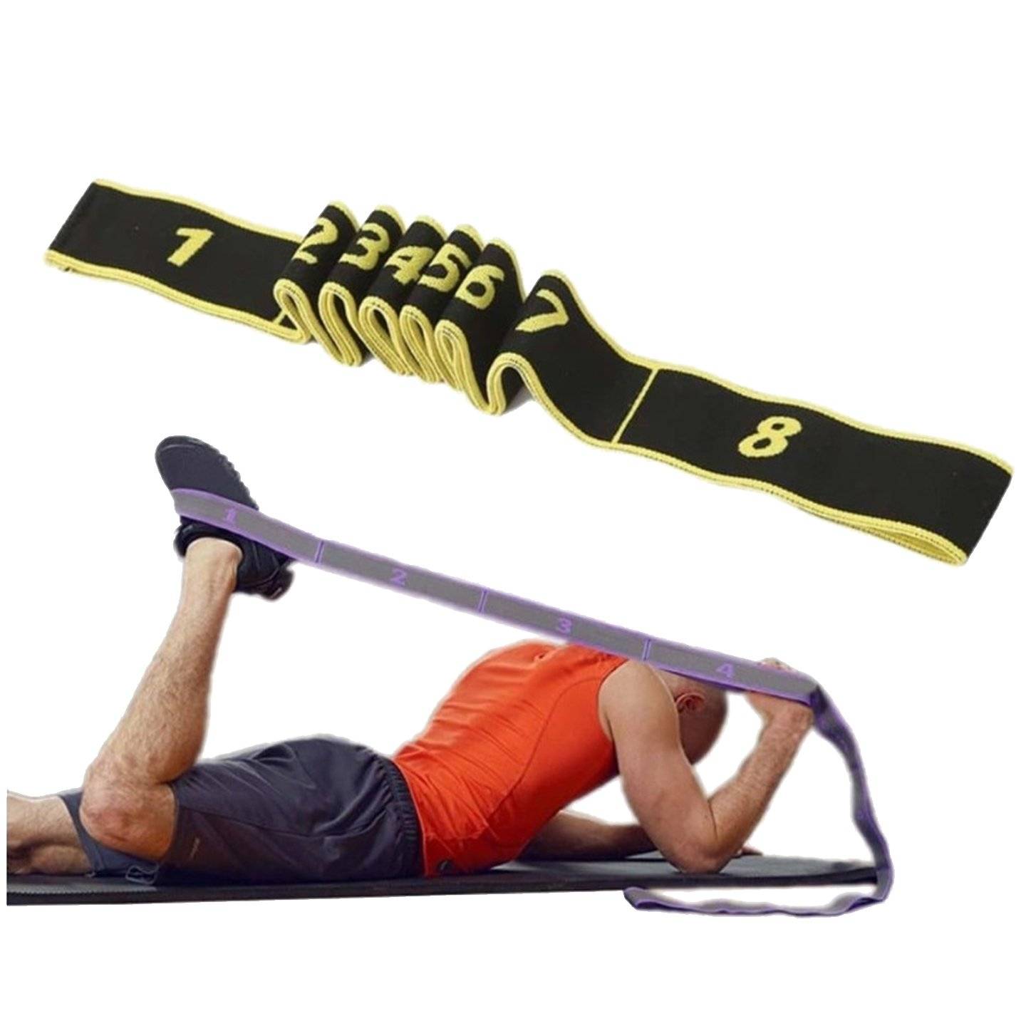 Stretchband - Yogaband 8 nivåer
