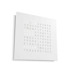 Qlocktwo - Qlocktwo Classic Stainless Steel White Pepper, EN - Ure - Biegert & Funk - Hvid