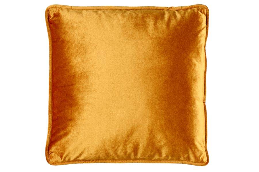 Prydnadskudde - Velvet Guld - 45 x 45 cm