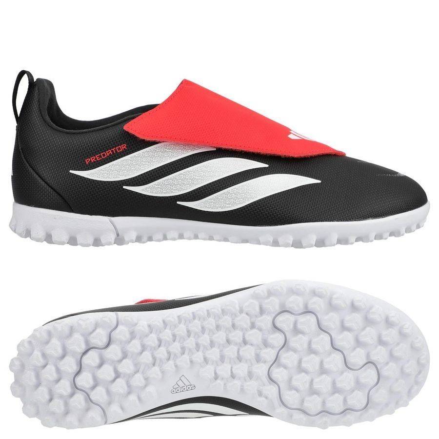adidas Predator Club Kardborreband Tf Immortal Dna - Svart/vit/lucid Red Barn - Turf (Tf) - ['Svart'] (38⅔)