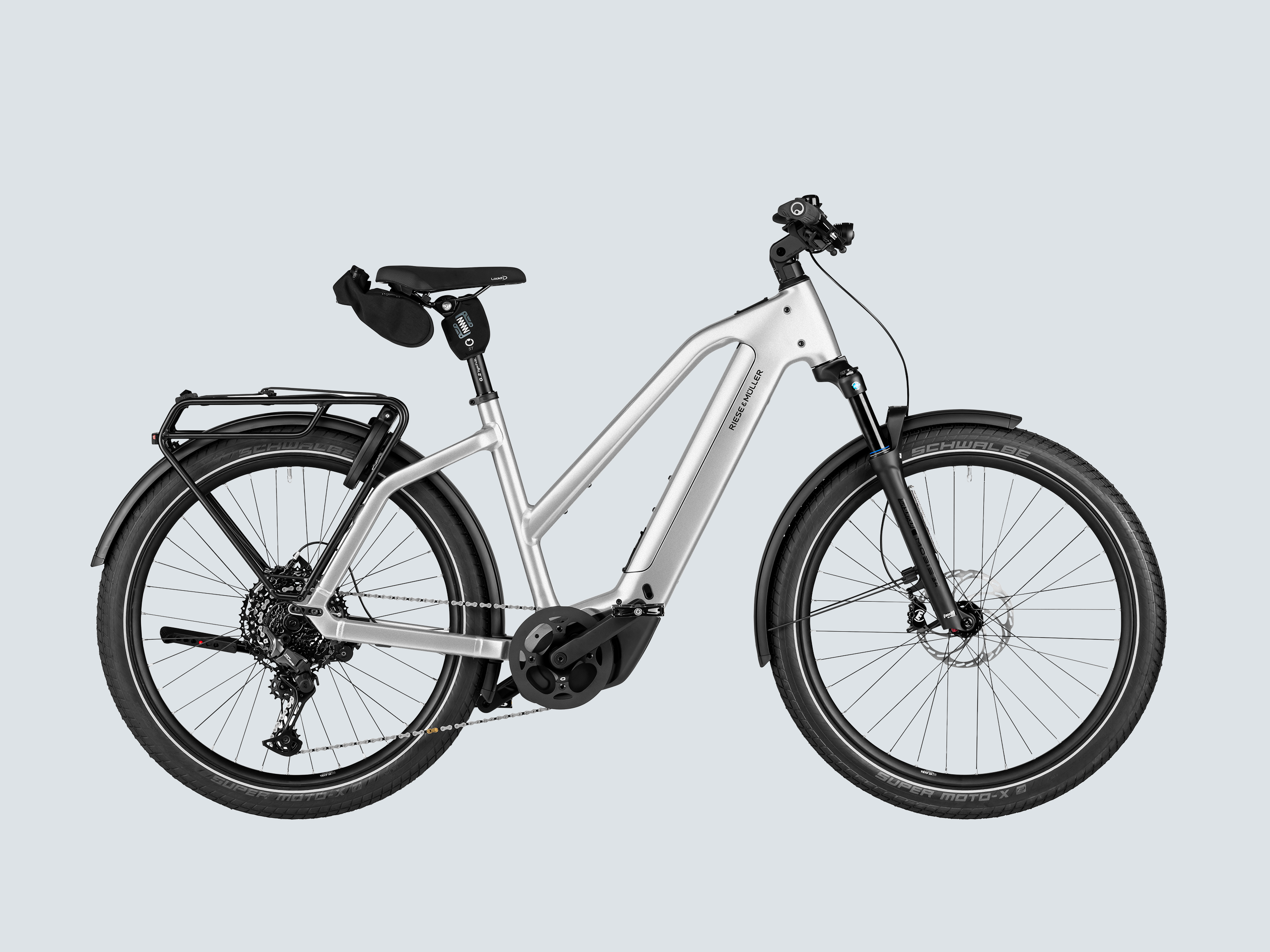 Riese & Müller Charger5 Mixte Touring Pro - Magnesium / Large (180-195 cm)
