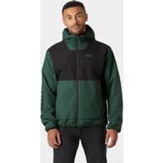 Helly Hansen Herr Ervik Fodrad Regnjacka Grön S