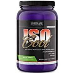 Ultimate Nutrition ISO Cool Pure Whey Protein Isolate Powder - Keto Friendly - 0 Carb 0 Fat 0 Sugar - 23 Grams of Protein Per Serving, 2 Pounds, Juicy Apple