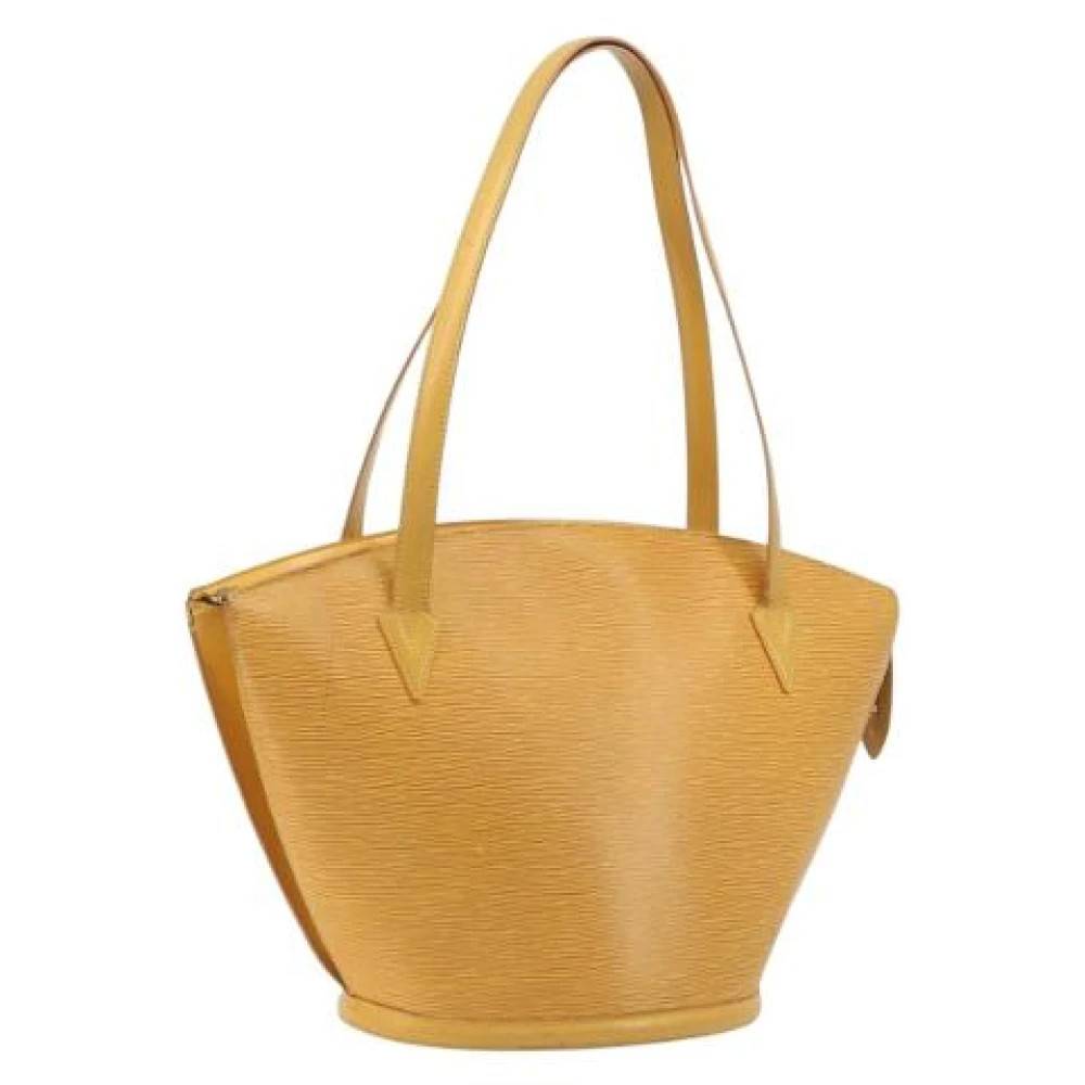 Louis Vuitton Vintage Pre-owned Laeder louis-vuitton-tasker - Vintage - Dame - Gul - ONE SIZE -
