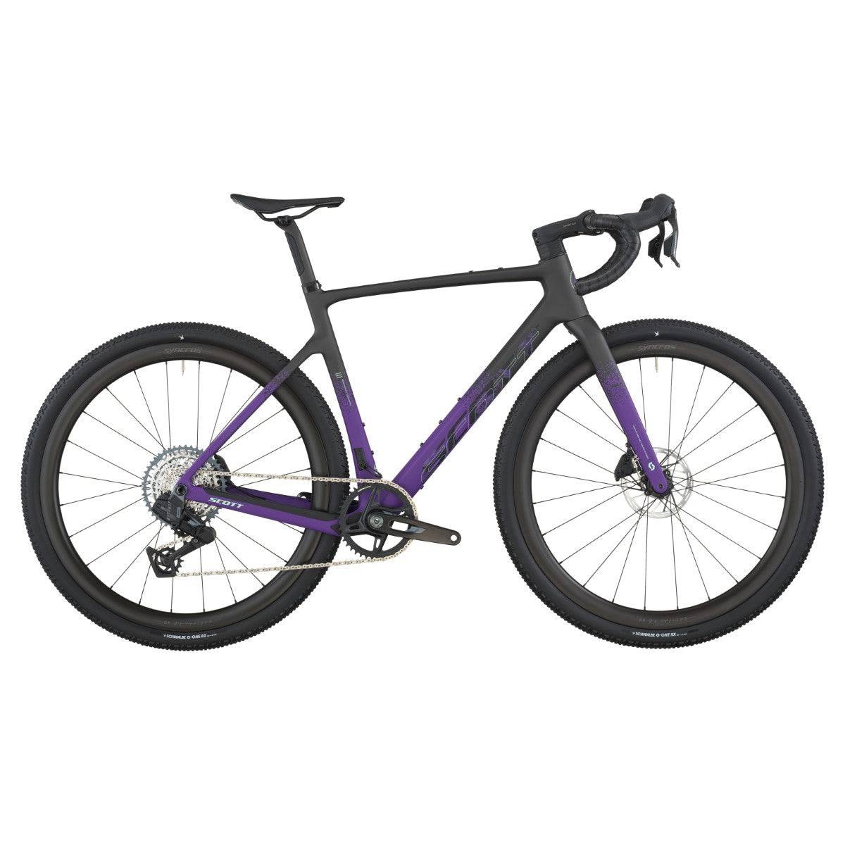 Scott Addict Gravel 20 2026 - Sram Rival XPLR AXS 1x12sp - Syncros Capital 1.0 40 Carbon - 023 / S / Carbon black-indigo purple