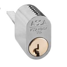 Cylinder 1307 Assa d13 (Nickel, Lika låsning)